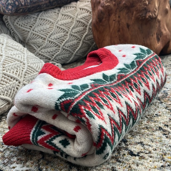 Festive Cozy Christmas/Holiday Knit Sweater Dress - Picture 9 of 9